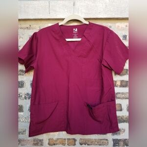 Daggaci - Scrub top & bottom, S, Maroon